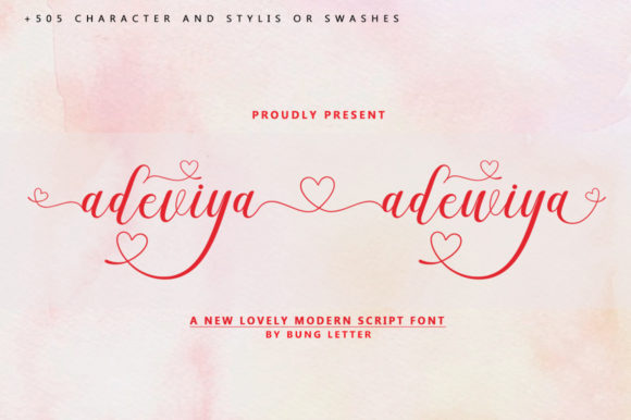 Adeviya Adewiya: A Script Font for Digital Design