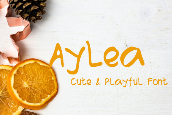 Aylea: A Playful Script Font for Editorial Design