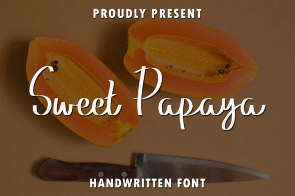 Discover the Magic of Sweet Papaya: A Script Font for Digital Impact