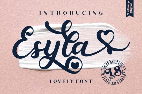 Esyla: A Script Font That Elevates Your Craft Projects