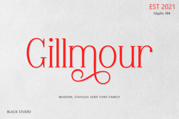 Gillmour: A Serif Font That Elevates Every Craft Project