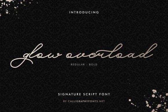 Glow Overload: A Font That Adds Magic to Your Web Design