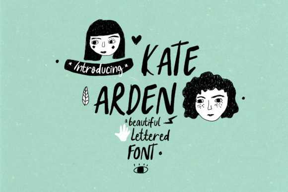 Kate Arden: A Script Font for Editorial Design and Branding