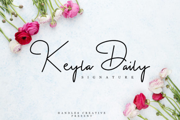 Keyla Daily: A Gentle Handwritten Font for Branding Projects