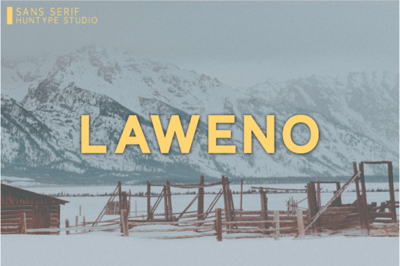 Laweno: A Font That Speaks to the Heart of Your Craft