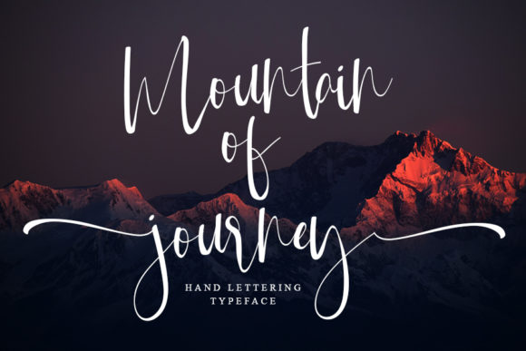 Mountain of Journey: A Script Font That Elevates Every Craft