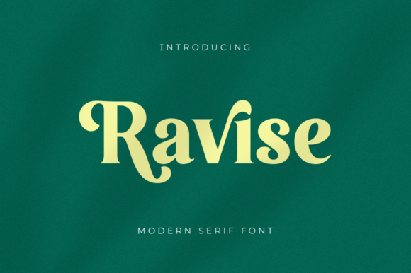 Ravise: A Serif Font That Elevates Editorial Design