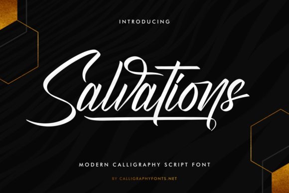 Salvations: A Script Font for Campaign Creativity