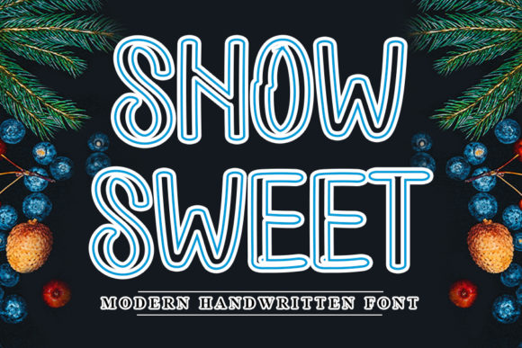 Snow Sweet: A Script Font for Editorial Elegance