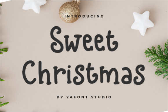 Sweet Christmas: A Script Font for Impactful Digital Design