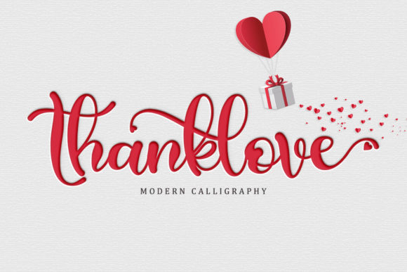 Thanklove: The Font That Speaks Love