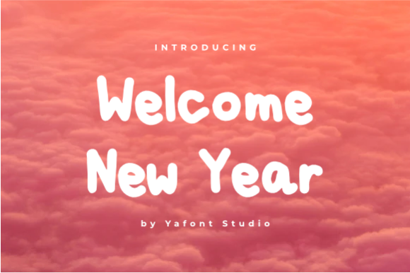 Welcome New Year Font Review: Quirky, Playful, and Perfect for Branding